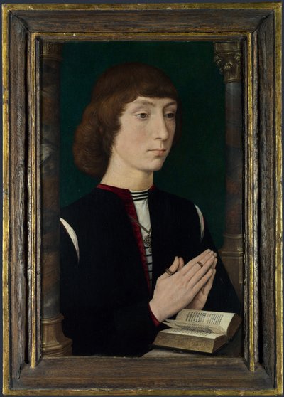 Young Man at Prayer by Hans Memling